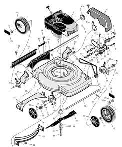 Part Location Diagram of F-000495J Murray Instruction Book